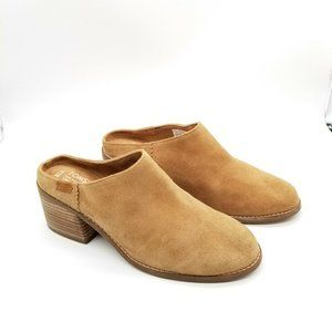 Toms Brown Leila Suede Mule Brown